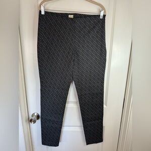 Ecru Women’s Black & Grey Printed Harrison Side Zip Pants - Size 4